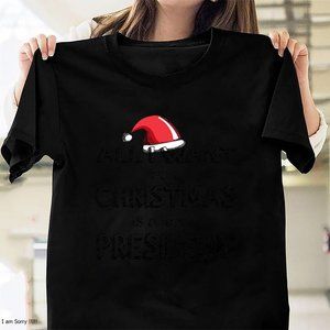 All I Want for a Christmas is a New President Shirt  Funny Christmas Shirt  Funn